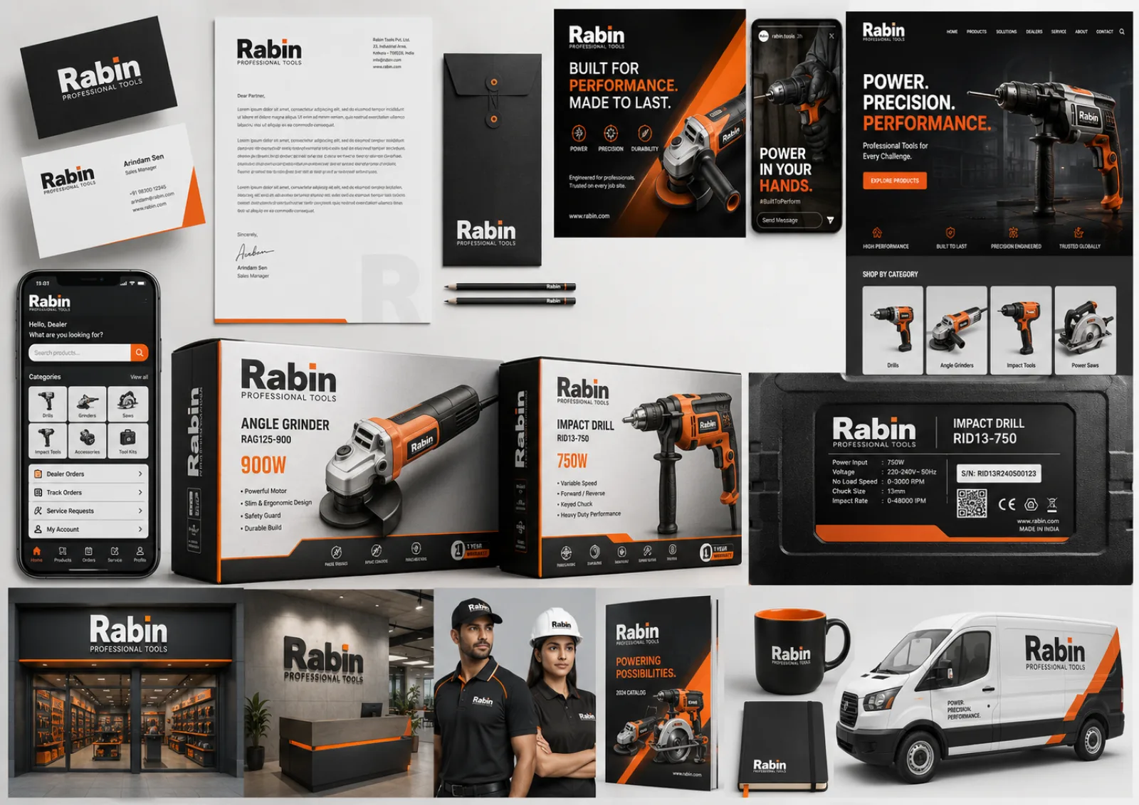 نمونه‌کار Rabin Professional Tools در تکماه